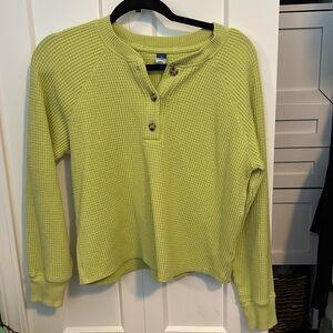 Old Navy Top size M, lime green
